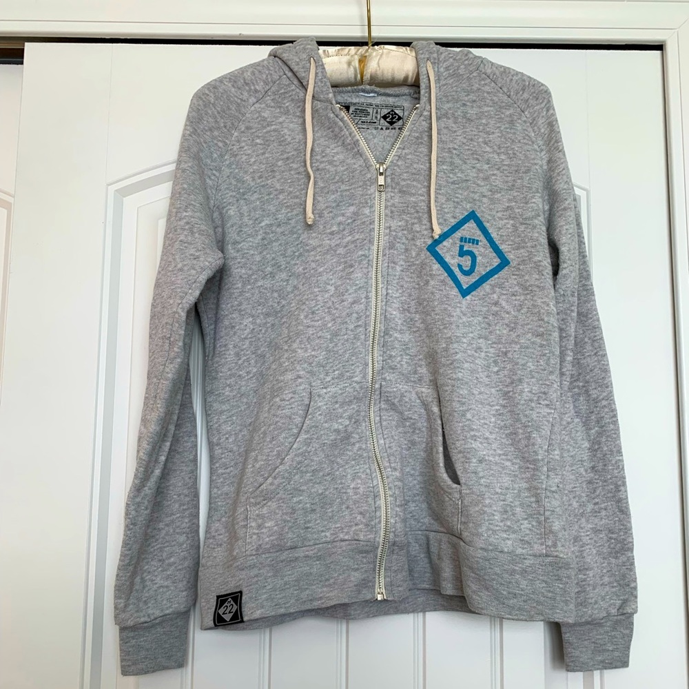 M22 Gray Zip Up